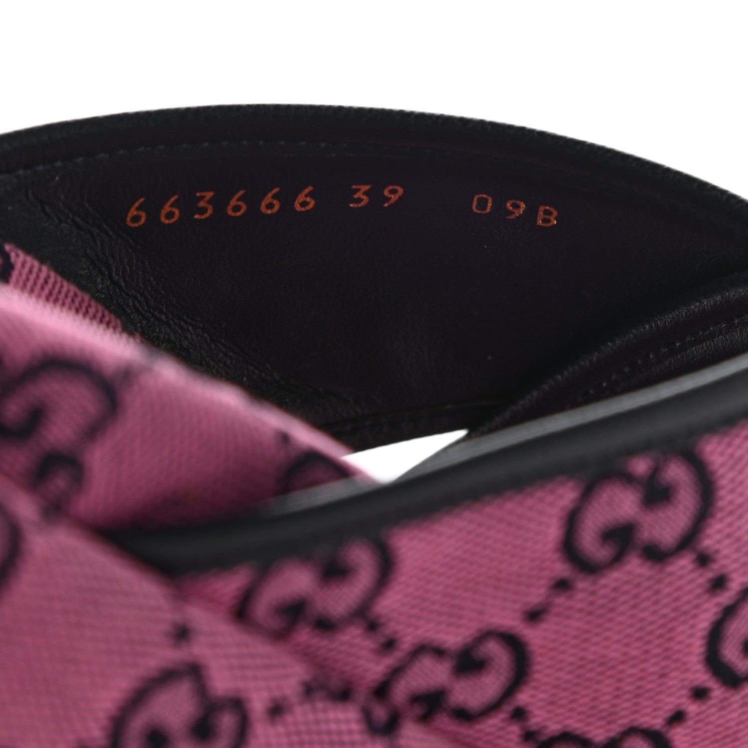 Gucci Monogram Multicolor Criss Cross Platform Slide Sandals 39 Pink Blue 8 of 8