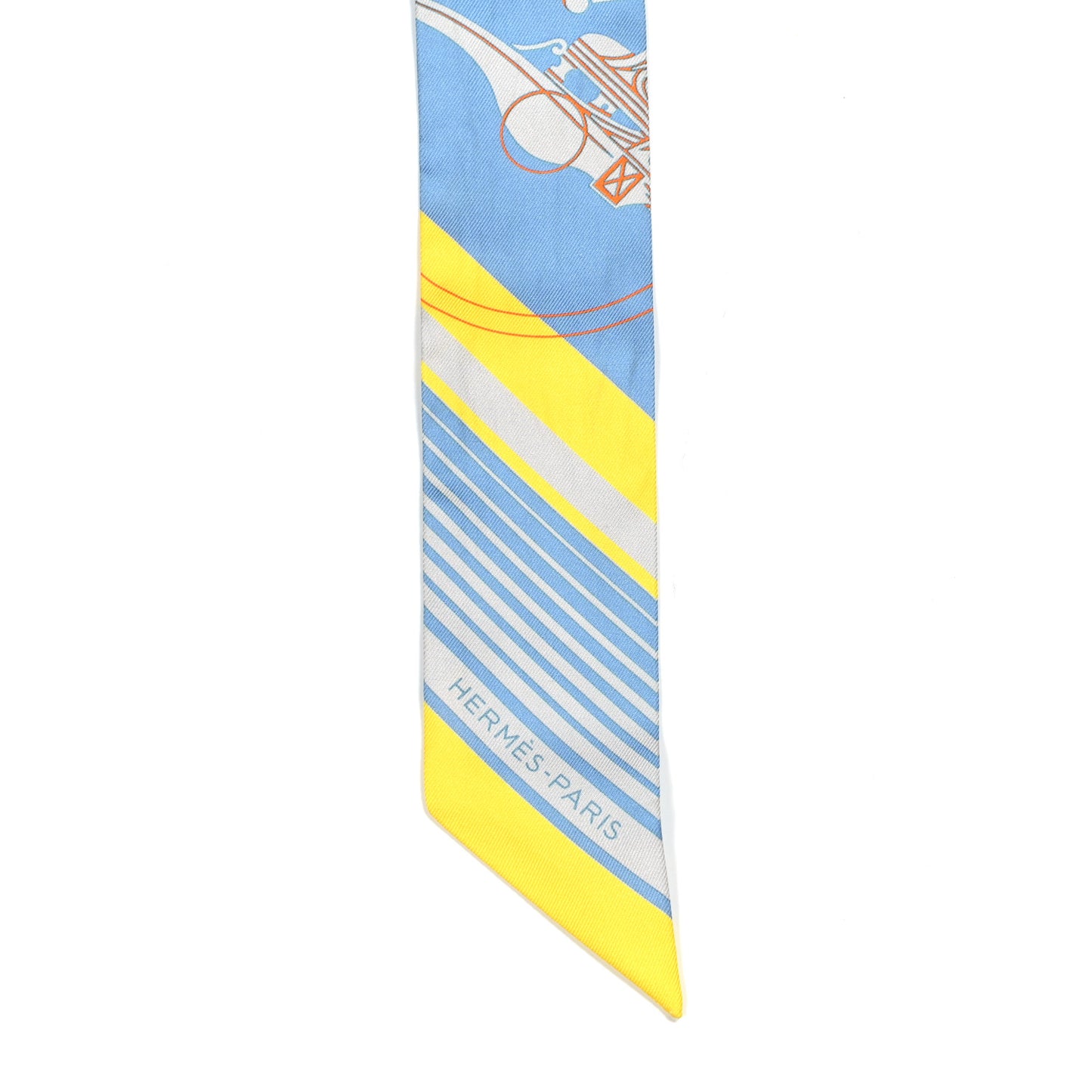 Silk Ex-Libris Sticker Twilly Bleu Moyen Jaune Vif