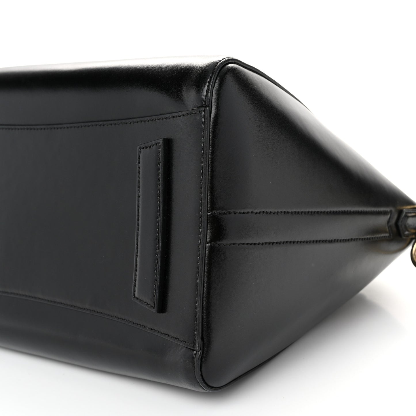 Shiny Lord Calfskin Medium Antigona Black