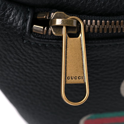 Gucci Grained Calfskin Small Logo Belt Bag Black 10 of 10