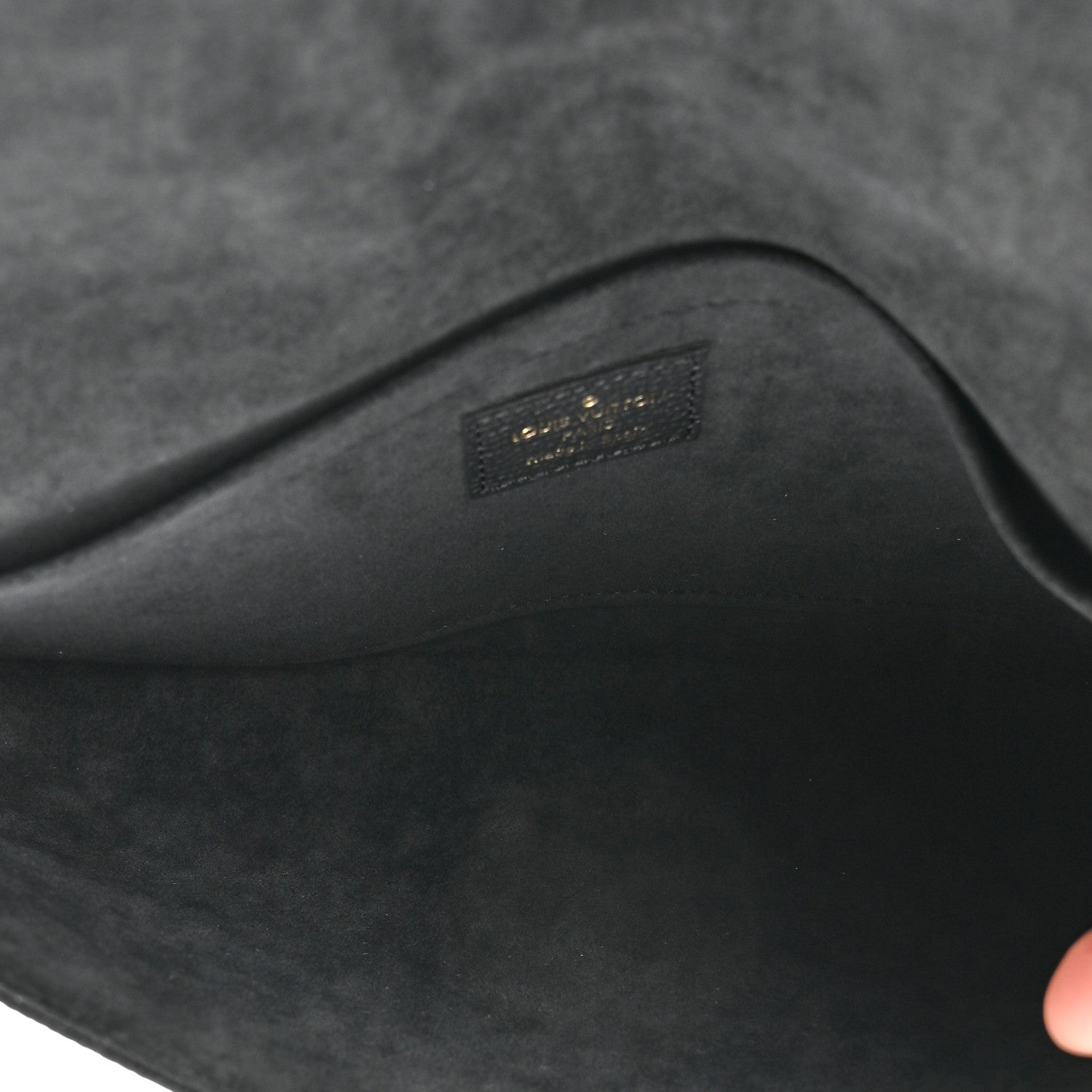 Louis Vuitton Empreinte Pochette Felicie Chain Wallet Black 6 of 13