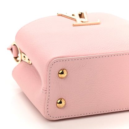 Louis Vuitton Taurillon Marble Capucines Mini Pink 9 of 10