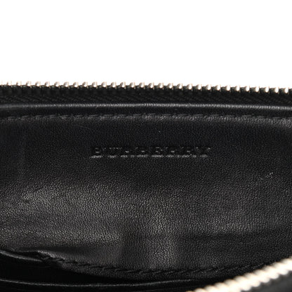 Burberry Mega Check Peyton Crossbody Clutch Bag Black 6 of 12