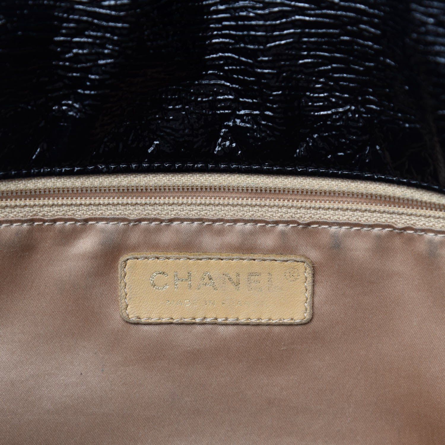 Chanel Vinyl Medium Rock and Chain Flap Black 8 of 10