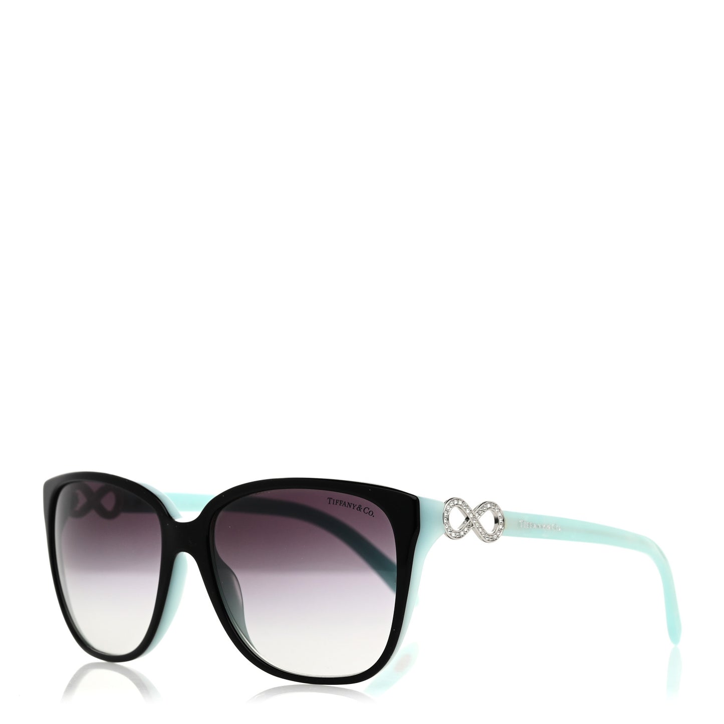 Crystal TF4111-B Infinity Sunglasses Black Blue