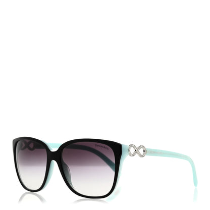 Tiffany Crystal TF4111-B Infinity Sunglasses Black Blue 1 of 8