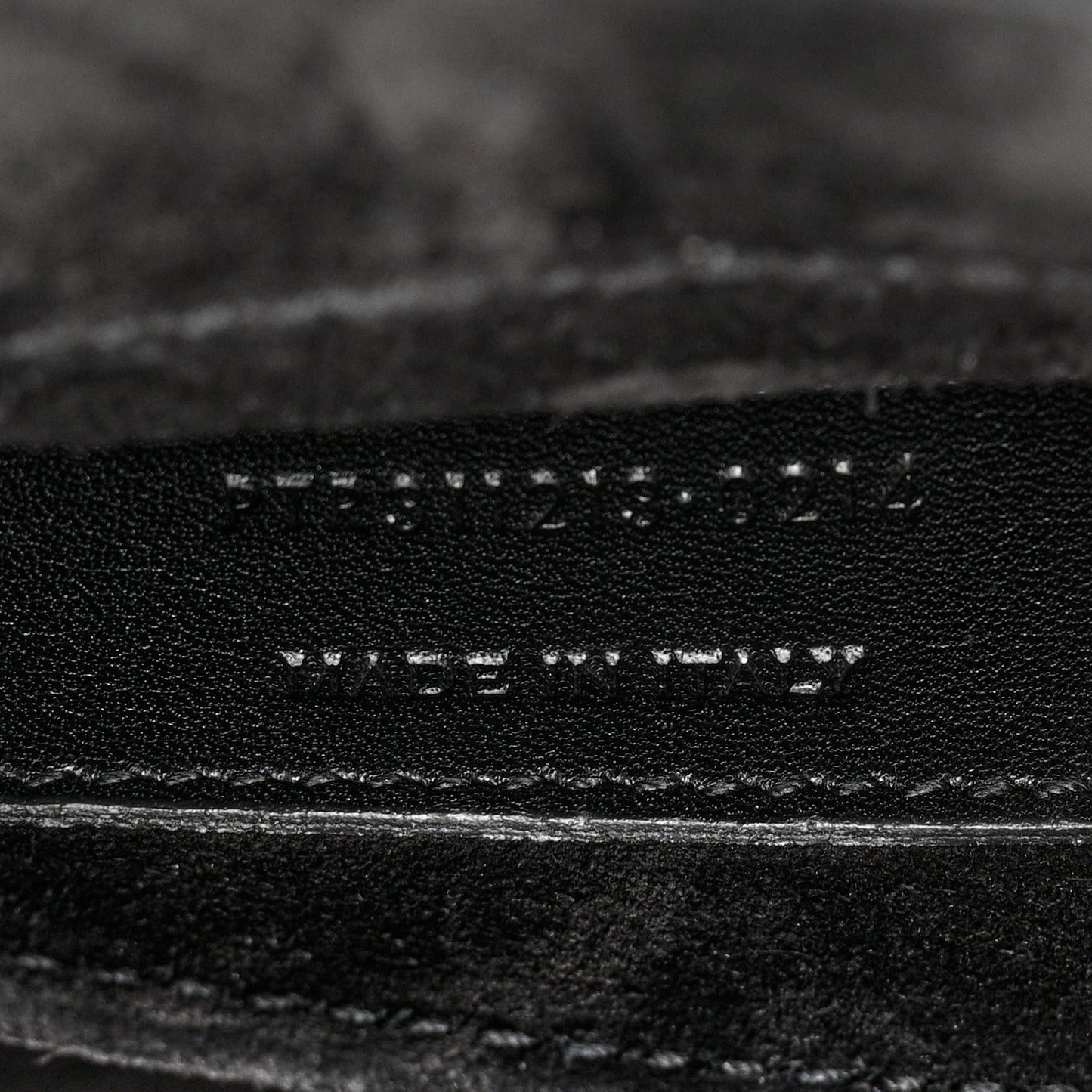 Calfskin Classic Y Ligne Clutch Black
