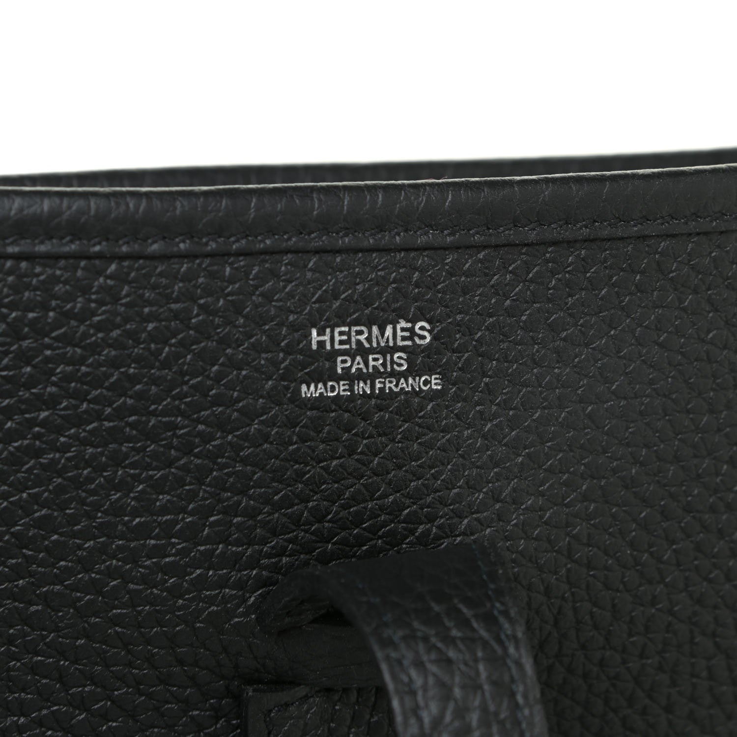 Hermes Taurillon Clemence Evelyne III PM Black 6 of 11