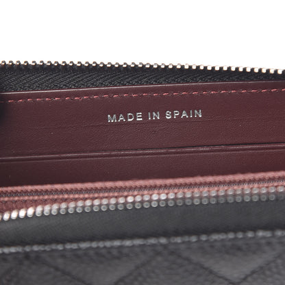 Chanel Caviar Quilted Small Zip Around Wallet Black 7 of 9