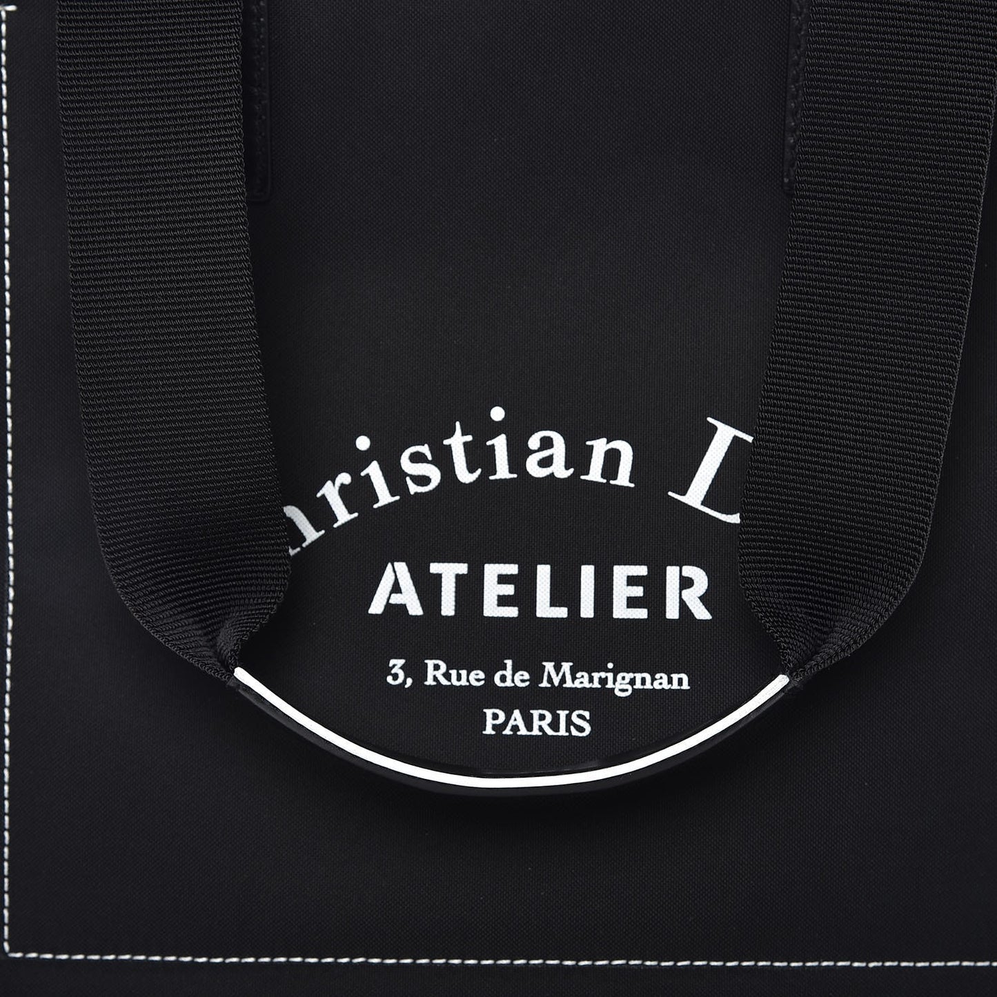 Canvas Atelier Shopper Tote Black