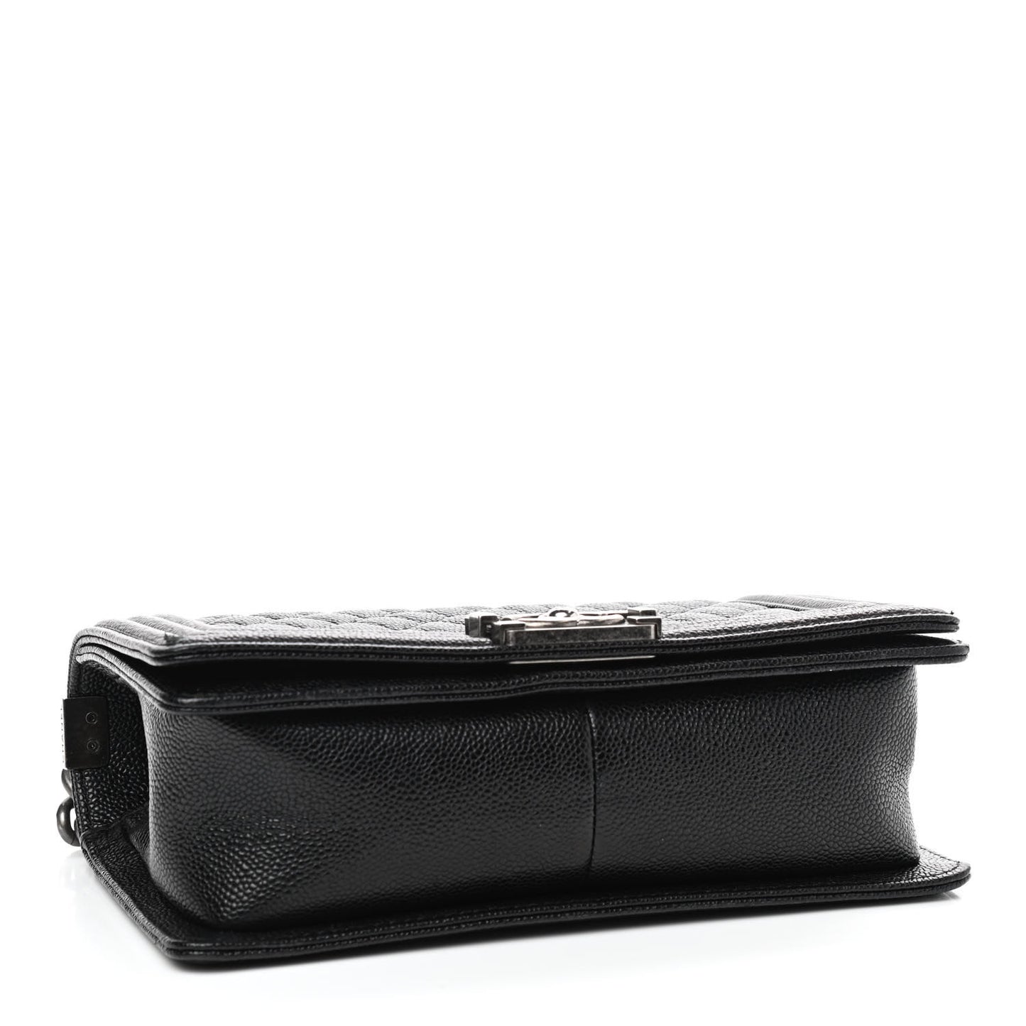 Caviar Quilted Medium Boy Flap Black