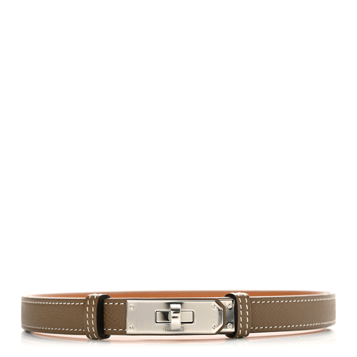 Epsom Kelly Pocket Belt Etoupe