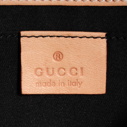 Gucci Monogram Horsebit Clutch Black Tan 6 of 7