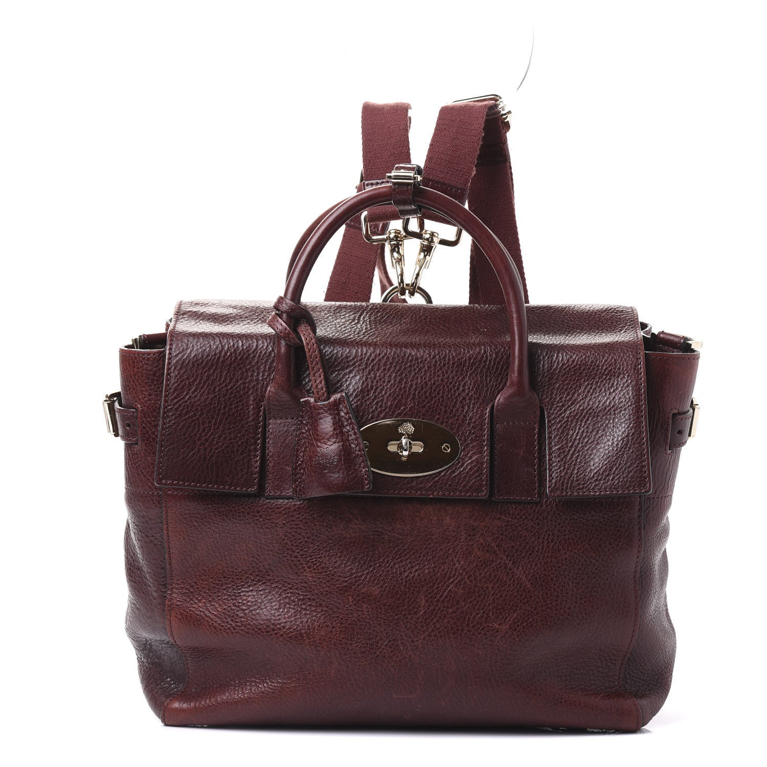 Mulberry Natural Leather Cara Delevigne Convertible Satchel Oxblood 1 of 10