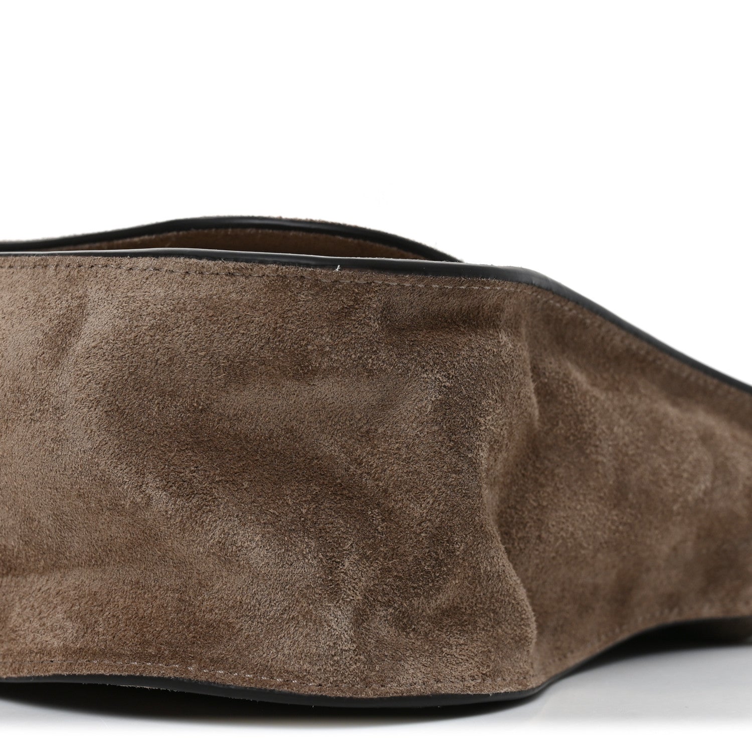 Chloe Suede Calfskin Small Marcie Shoulder Bag Boyish Brown 10 of 10