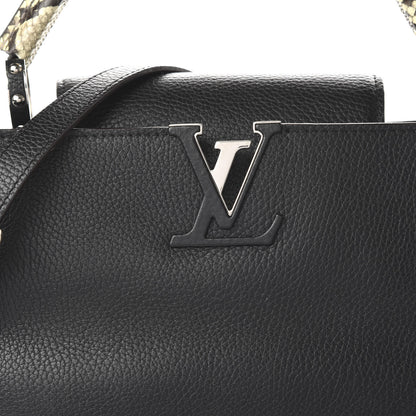 Louis Vuitton Taurillon Ayers Capucines PM Black 9 of 9