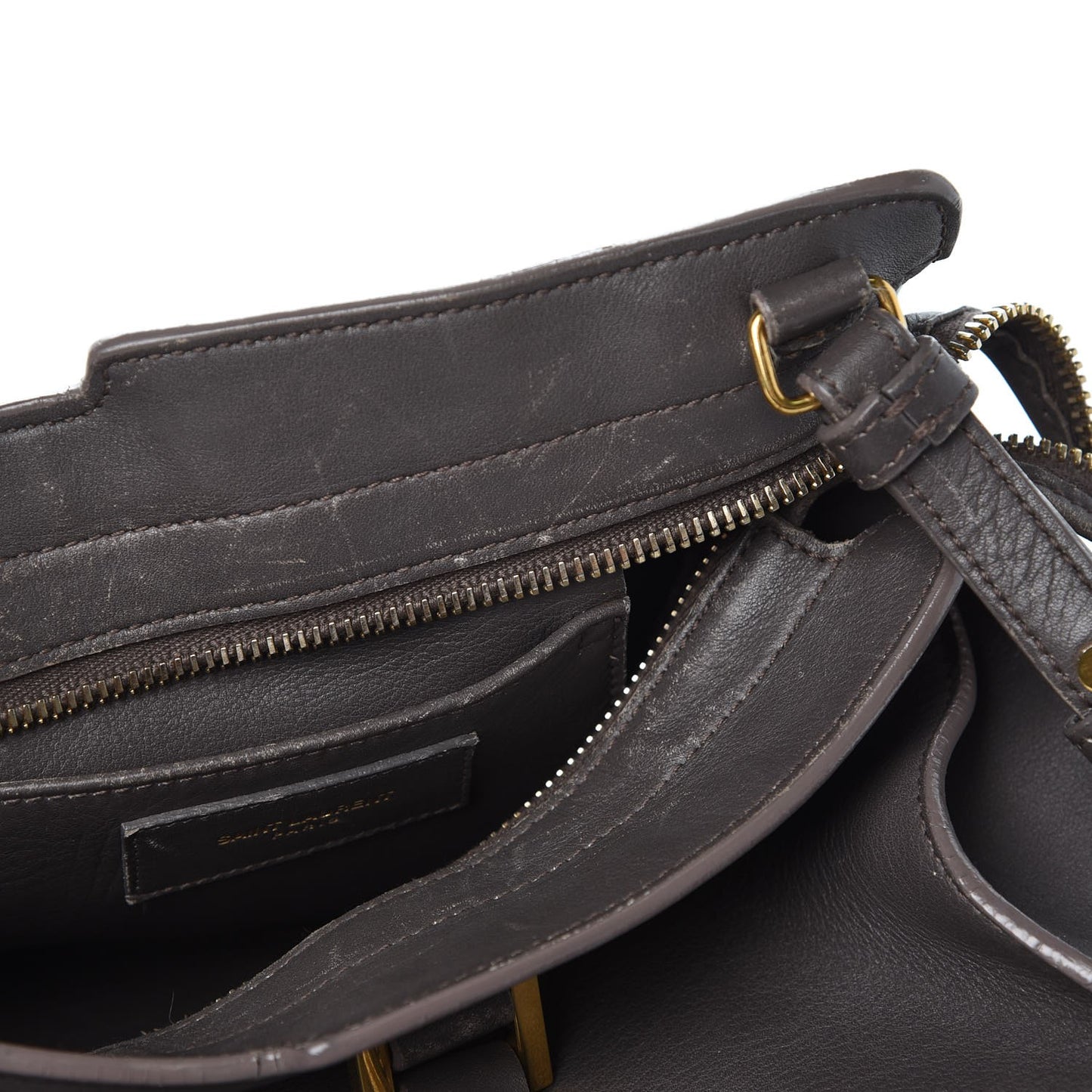 Calfskin Small Classic Y Cabas Grey