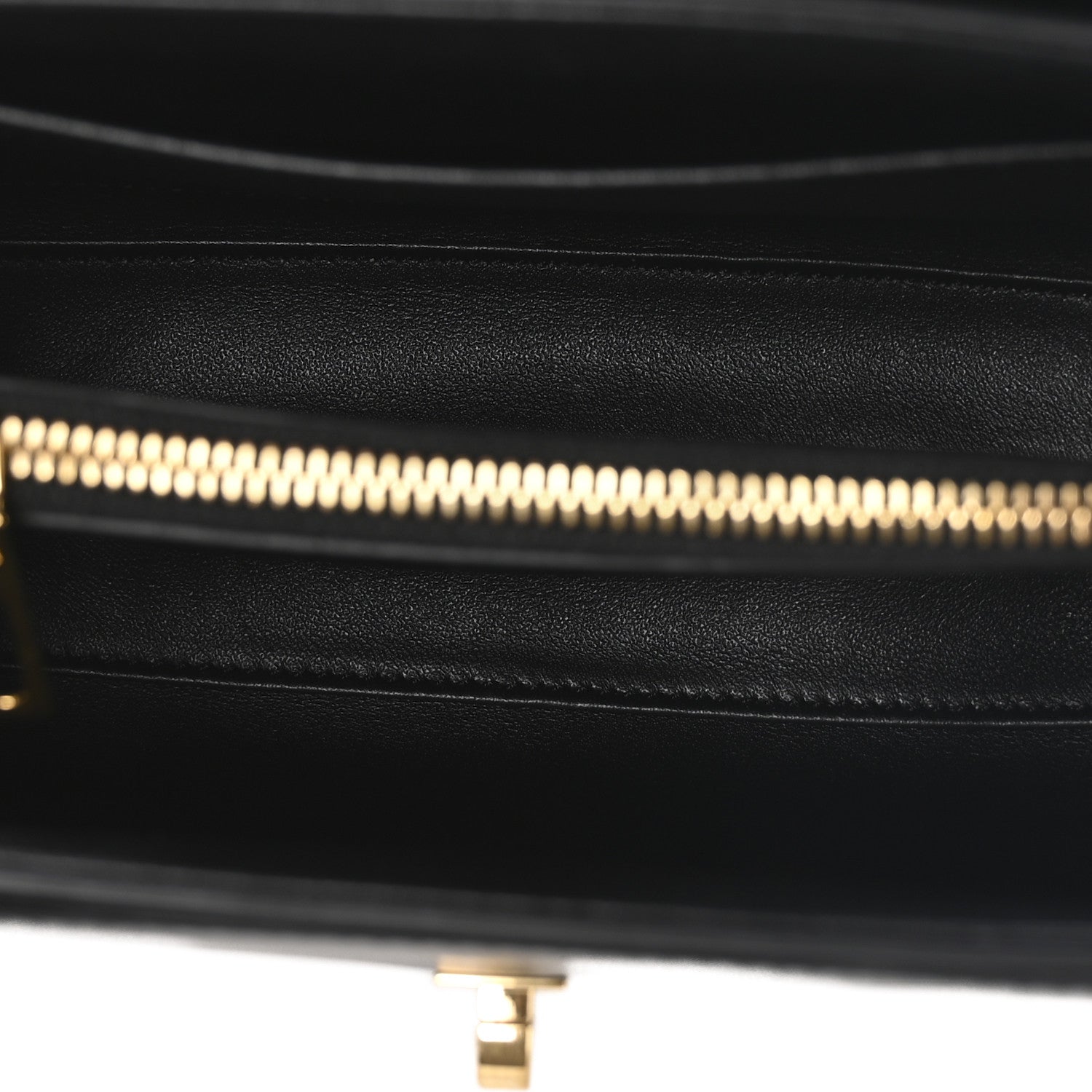 Celine Satinated Calfskin Mini 16 Top Handle Bag Black 5 of 11