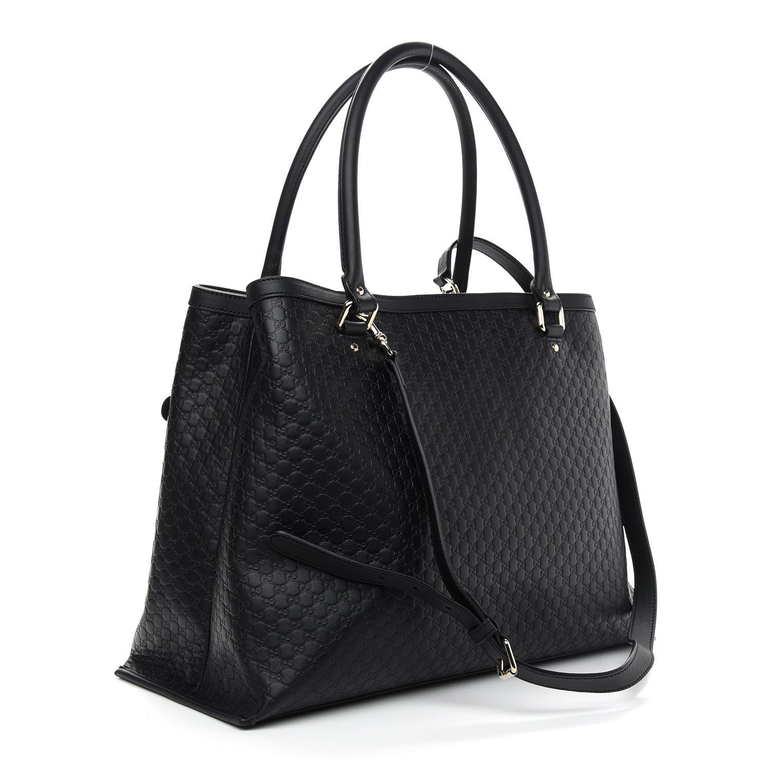 Gucci Soft Microguccissima Large Tote Black 2 of 11