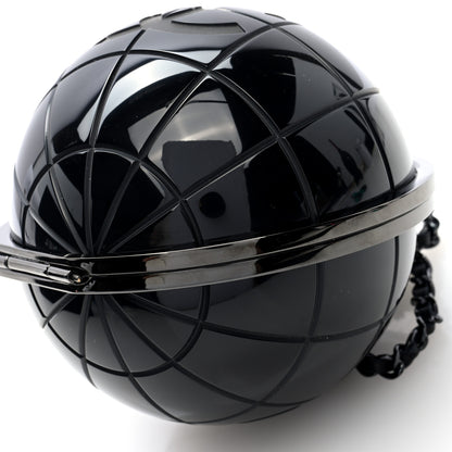 Chanel Plexiglass Around The World Clutch Black 9 of 10