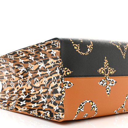 Louis Vuitton Monogram Giant Jungle Onthego GM Black 9 of 10