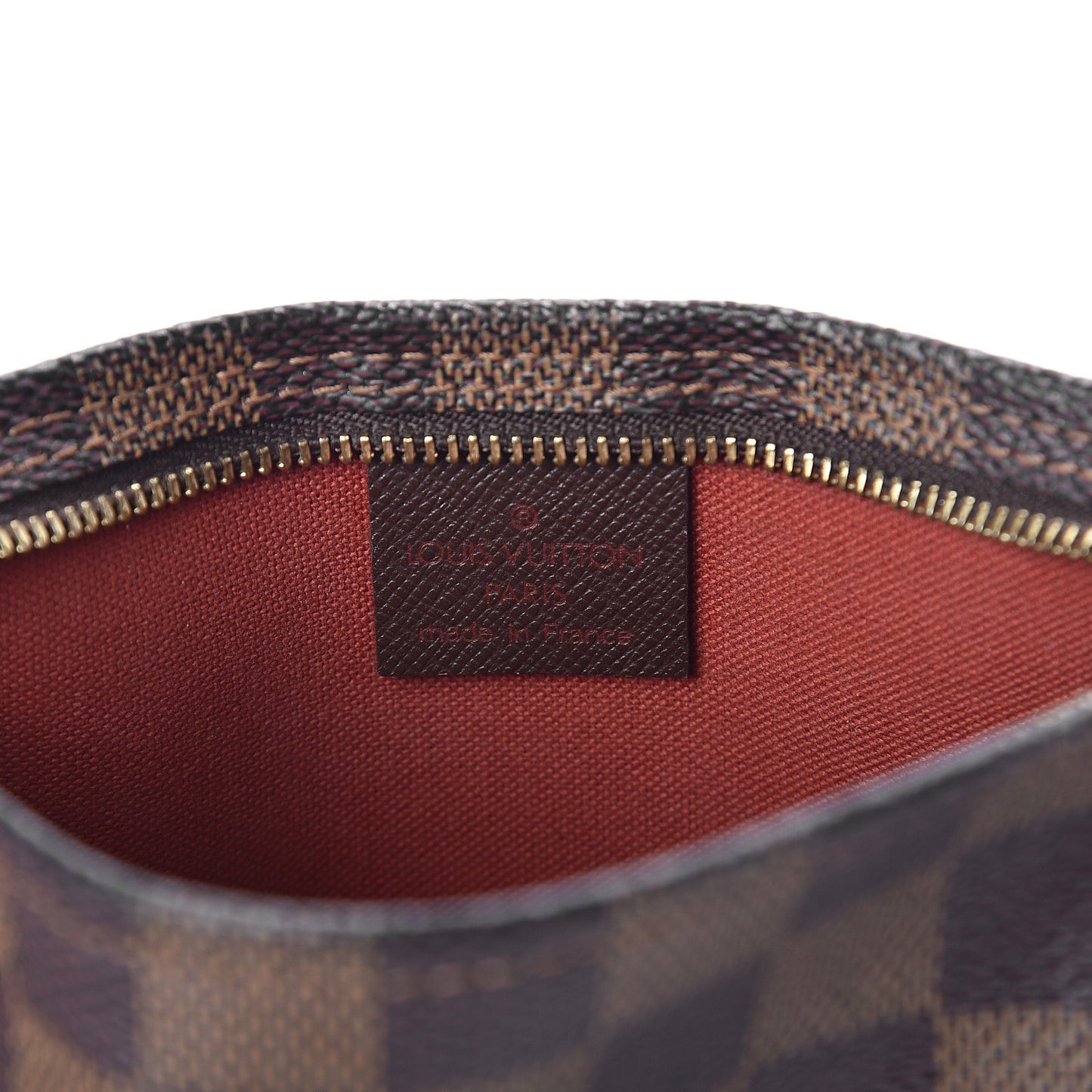 Damier Ebene Trousse Make Up Bag Pochette