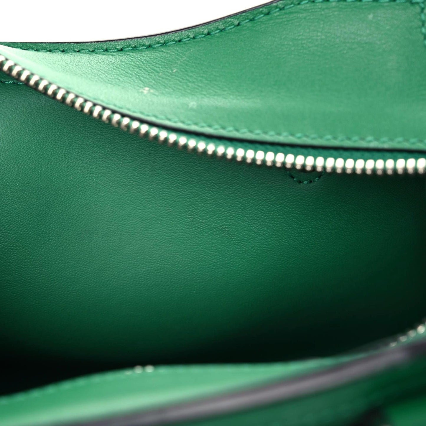 Smooth Calfskin Neo Classic Silver Hardware Mini City Grass Green