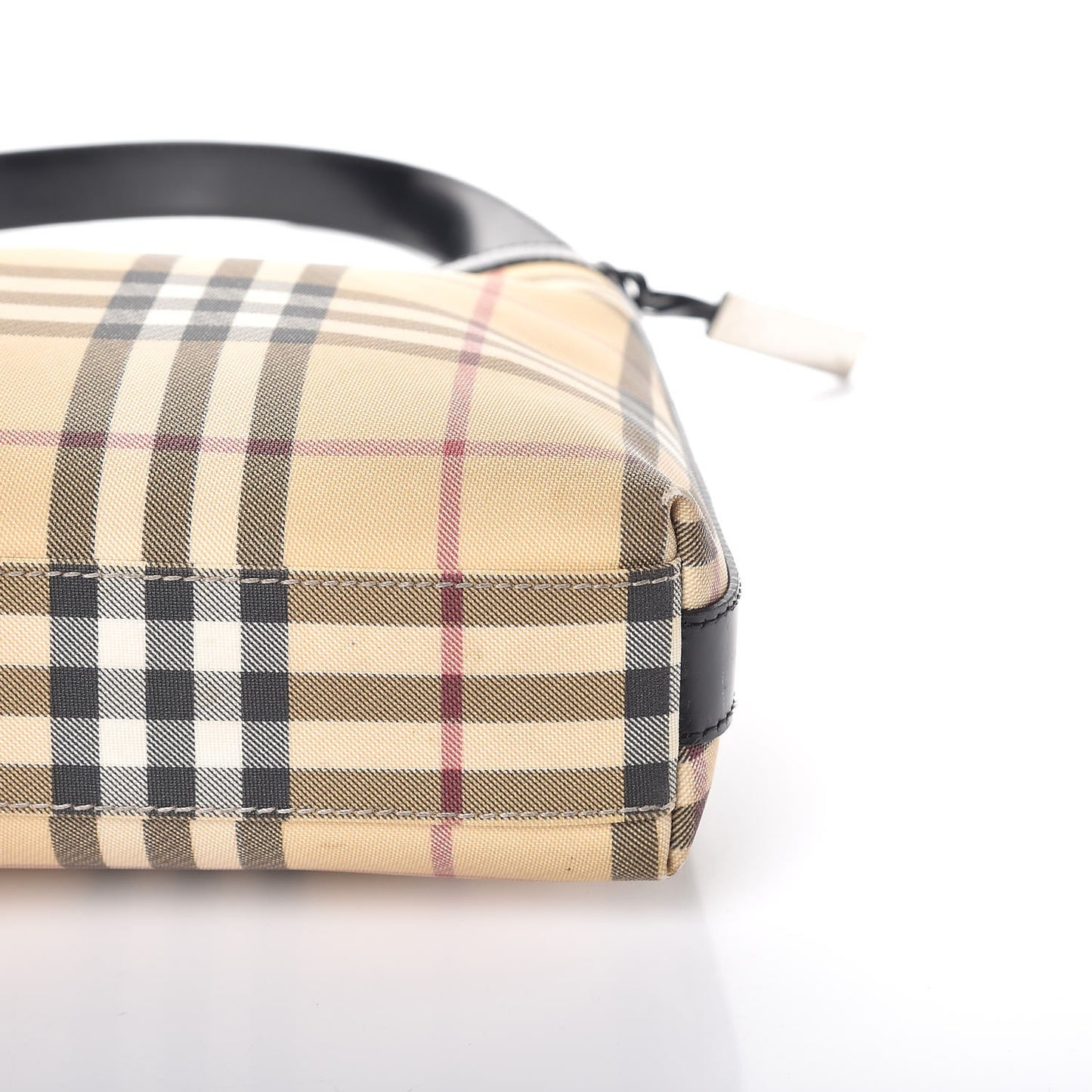House Check Shoulder Bag Black