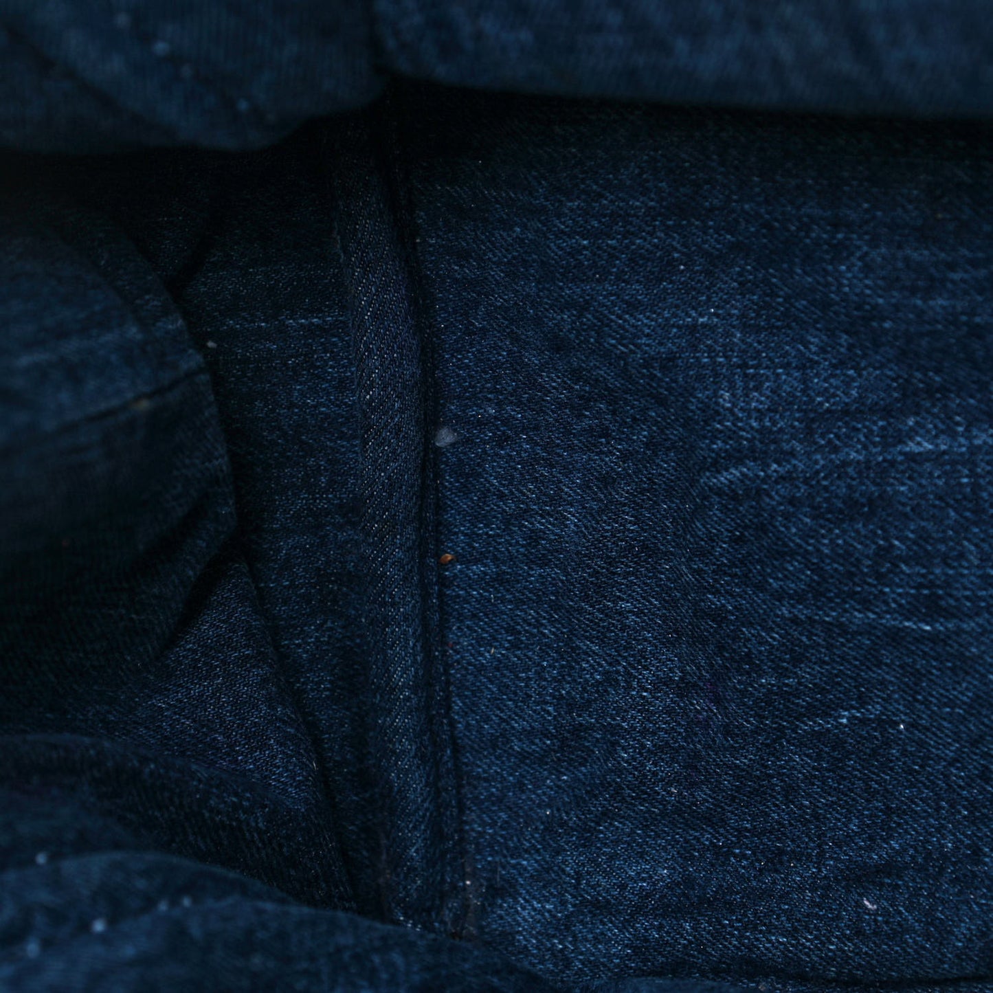 Denim Logo Tote Bleu