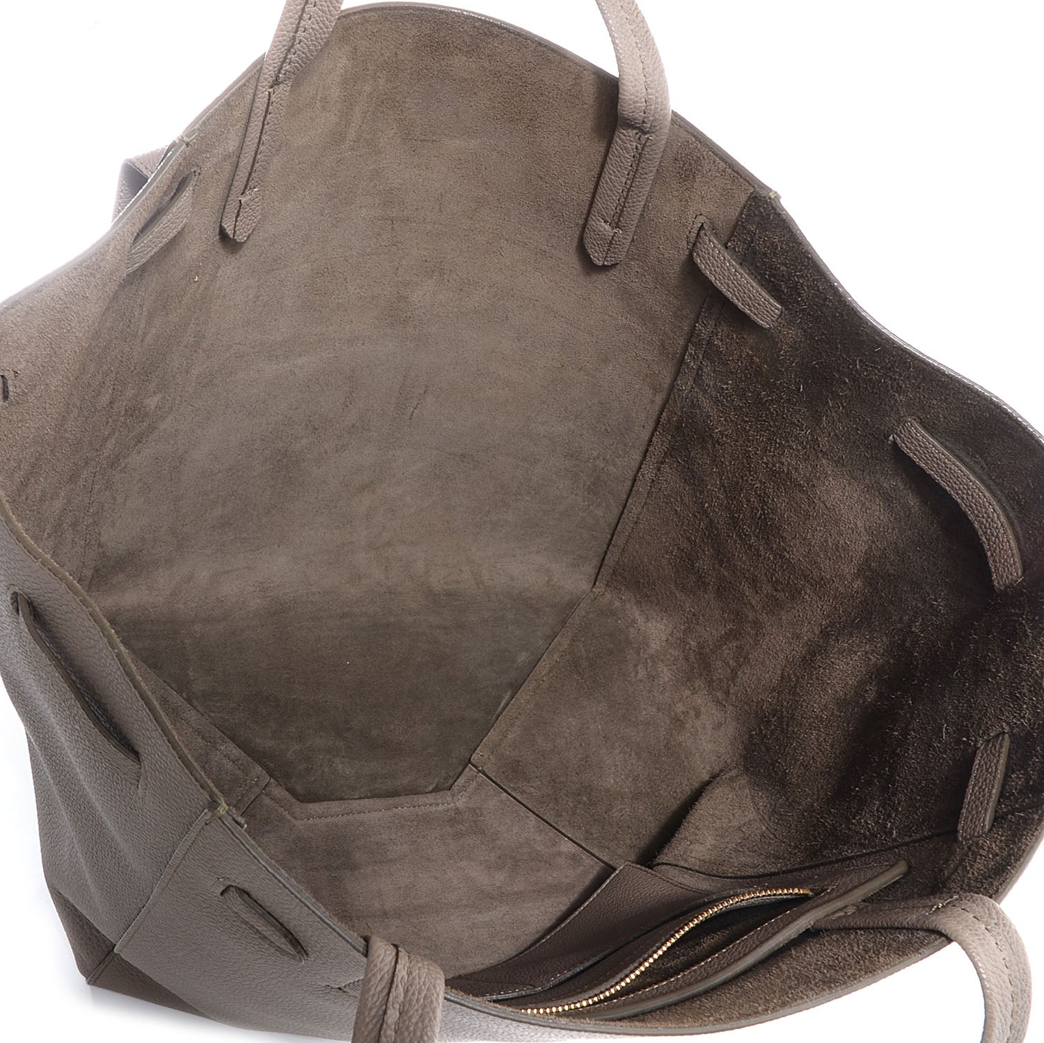 Celine Soft Grained Calfskin Medium Cabas Phantom Taupe 5 of 7