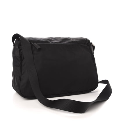 Prada Nylon Vela Messenger Bag Black 3 of 10