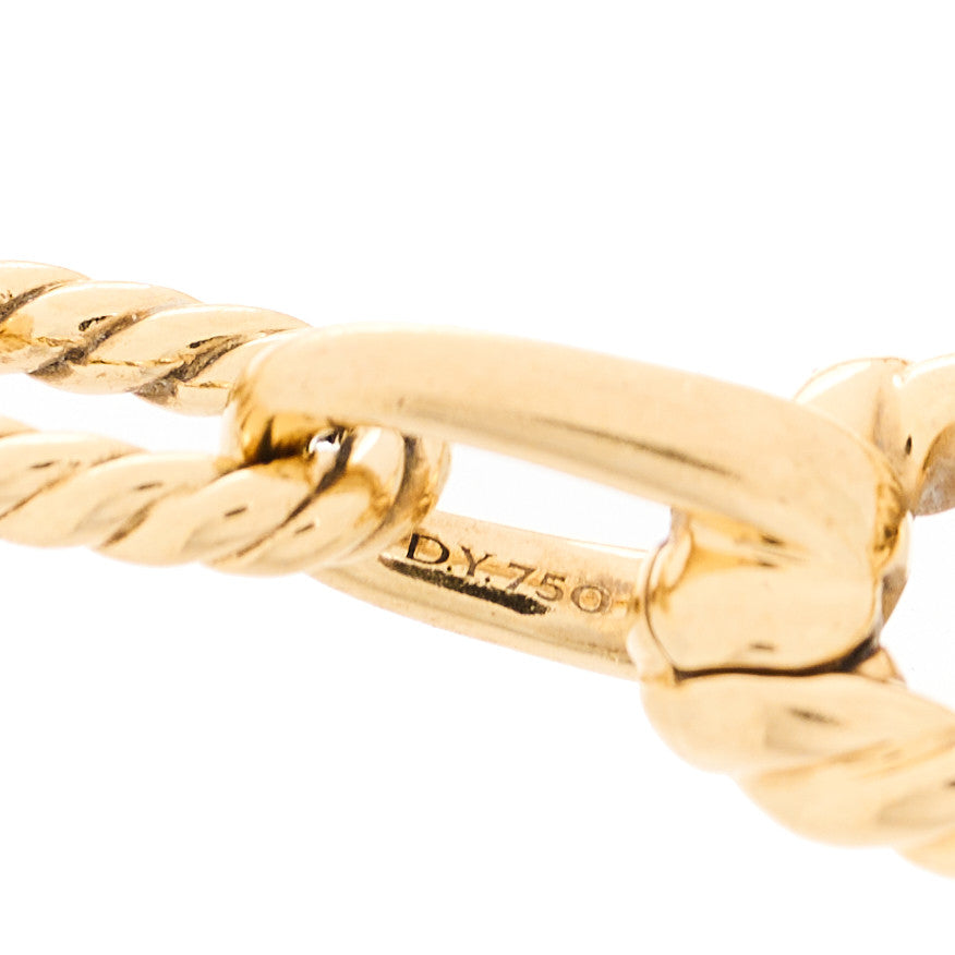18K Yellow Gold 6mm Madison Classic Chain Bracelet