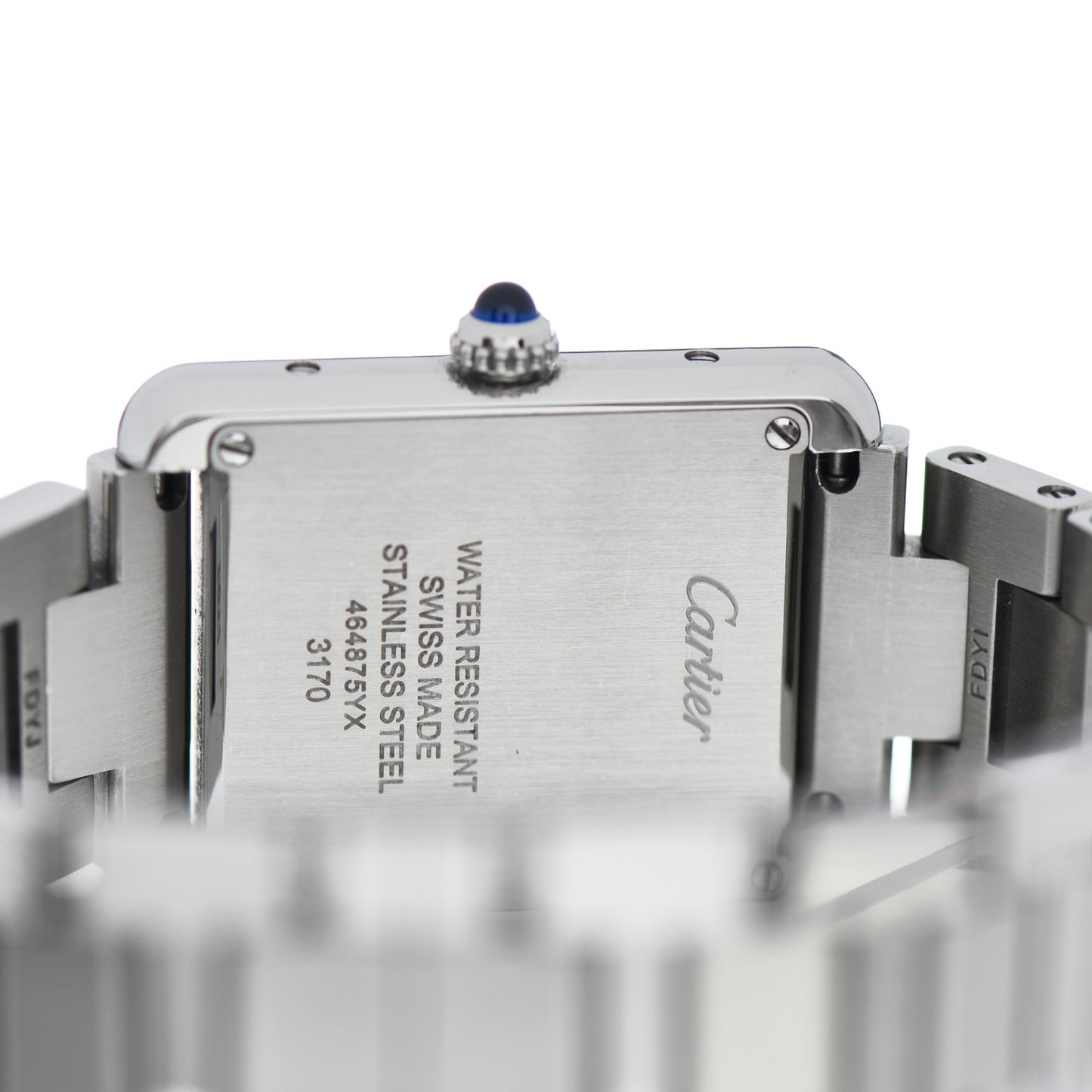 Stainless Steel 24mm Tank Solo Quartz Watch