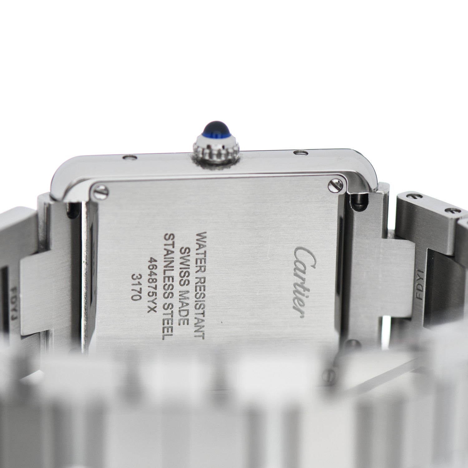 Cartier Stainless Steel 24mm Tank Solo Quartz Watch 4 of 4
