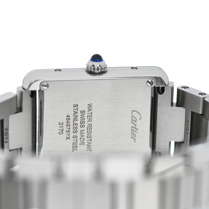 Cartier Stainless Steel 24mm Tank Solo Quartz Watch 4 of 4