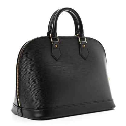 Louis Vuitton Epi Alma PM Black 3 of 10