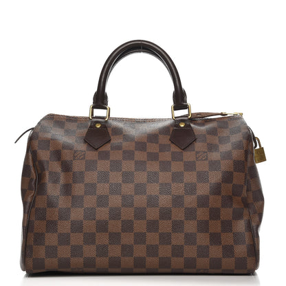 Louis Vuitton Damier Ebene Speedy 30 1 of 10