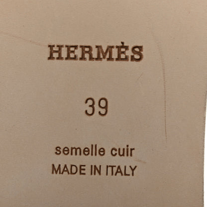 Hermes Matte Niloticus Crocodile Himalaya Oran Sandals 39 Blanc 6 of 8