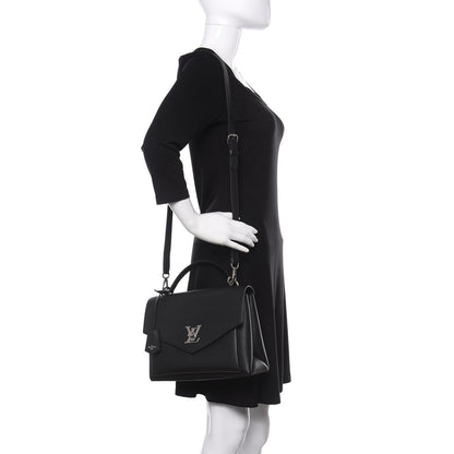 Louis Vuitton Soft Calfskin My Lockme Top Handle Black 2 of 11