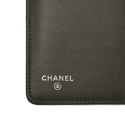 Chanel Caviar Quilted Boy Yen Wallet Black 6 of 9