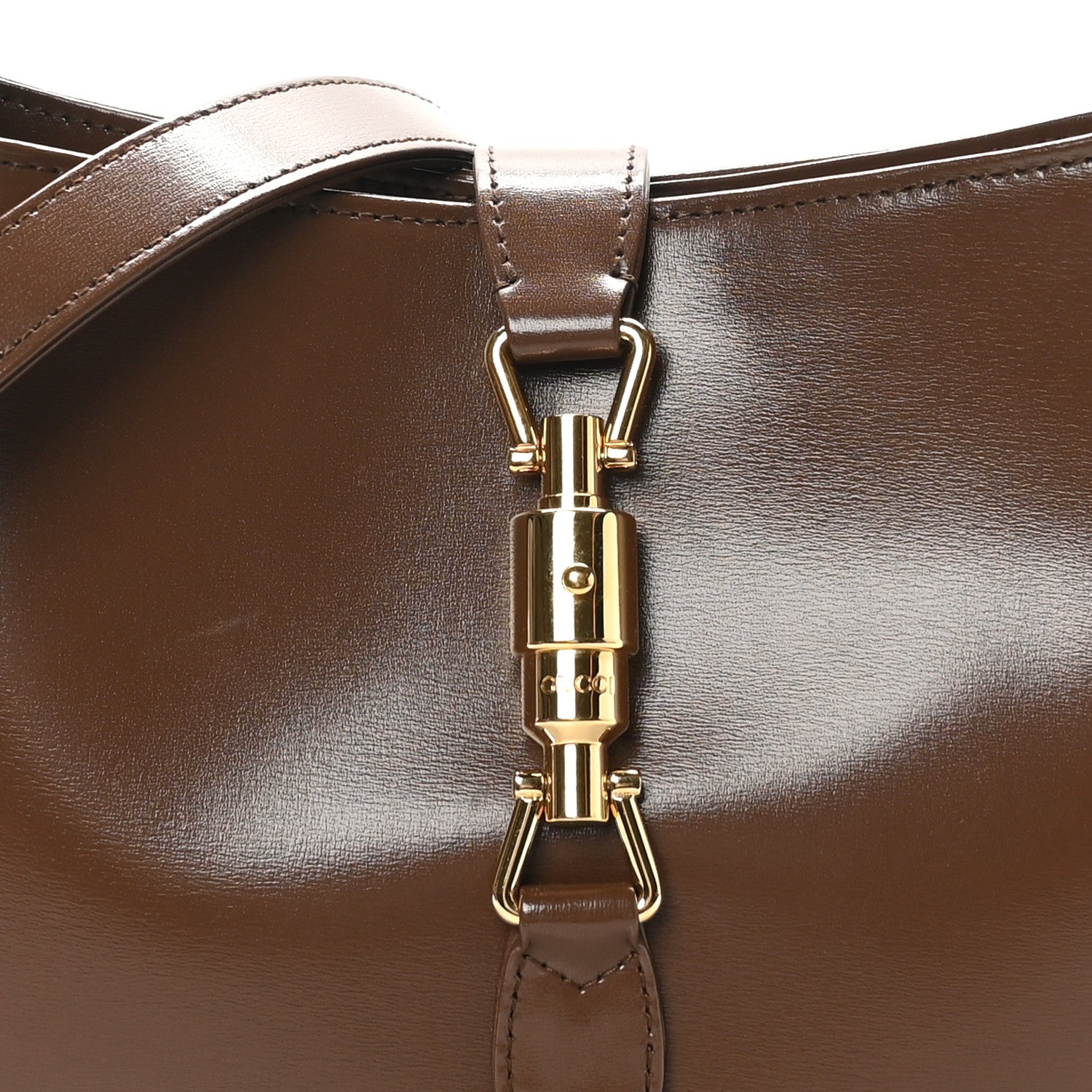 Gucci Boarded Dyana Lux Calfskin Small Jackie 1961 Hobo Brown Sugar 8 of 11