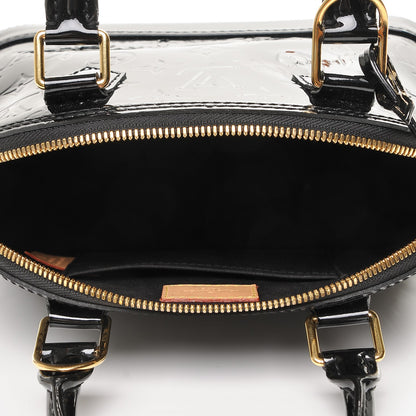 Louis Vuitton Vernis Alma BB Noir Magnetique 5 of 6