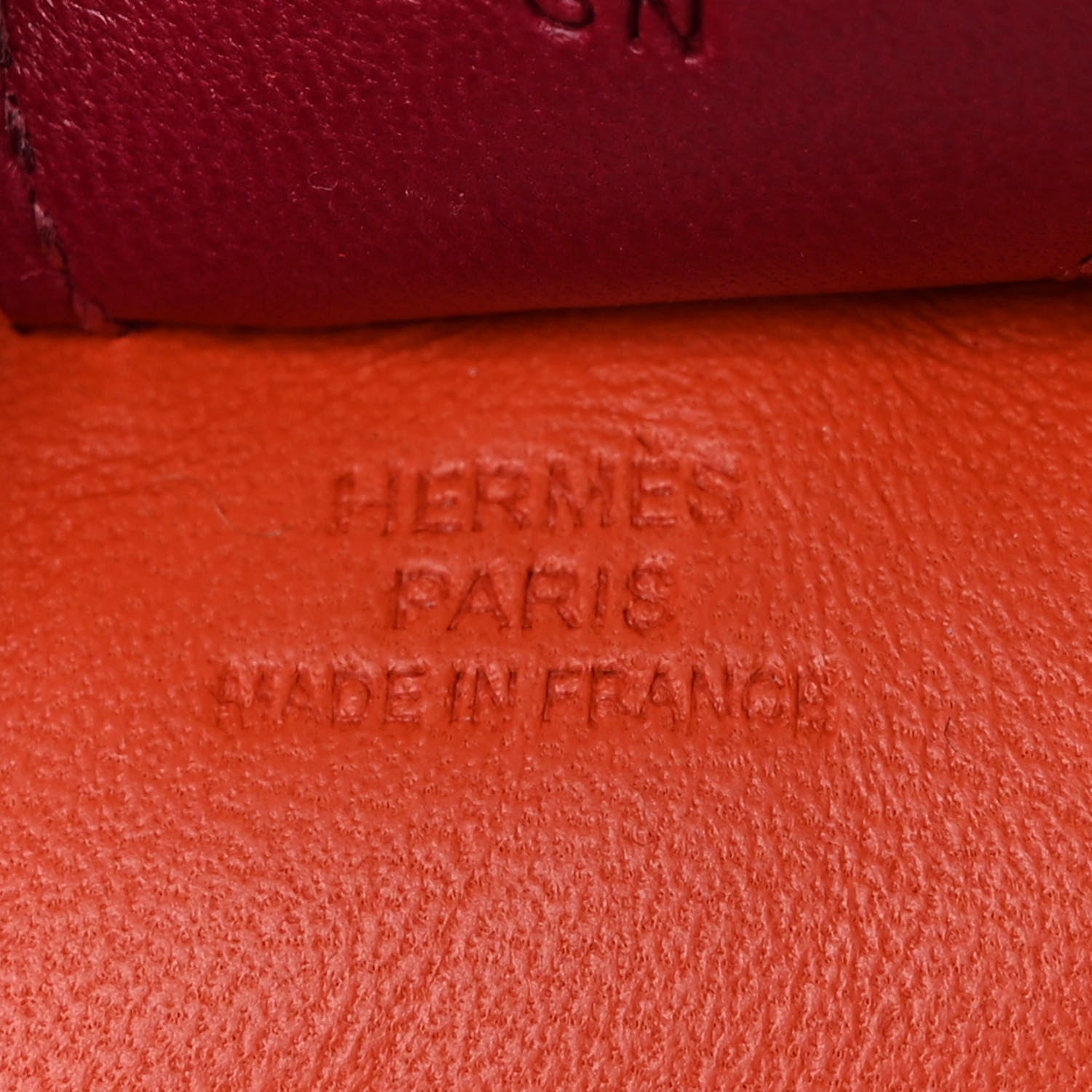 Hermes Milo Lambskin Grigri Rodeo Horse Bag Charm PM Orange Poppy Craie Terre Battue 3 of 5
