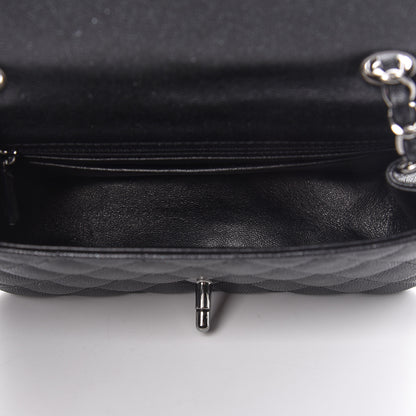 Chanel Iridescent Caviar Quilted Mini Rectangular Flap Black 5 of 12