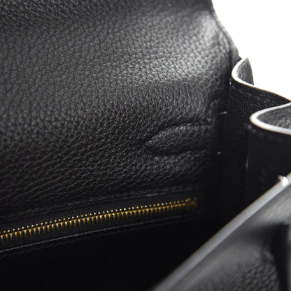 Hermes Togo Kelly Retourne 25 Black 22 of 36