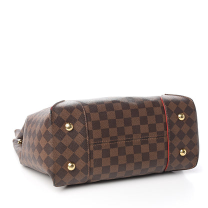 Louis Vuitton Damier Ebene Caissa Hobo Cherry 3 of 15