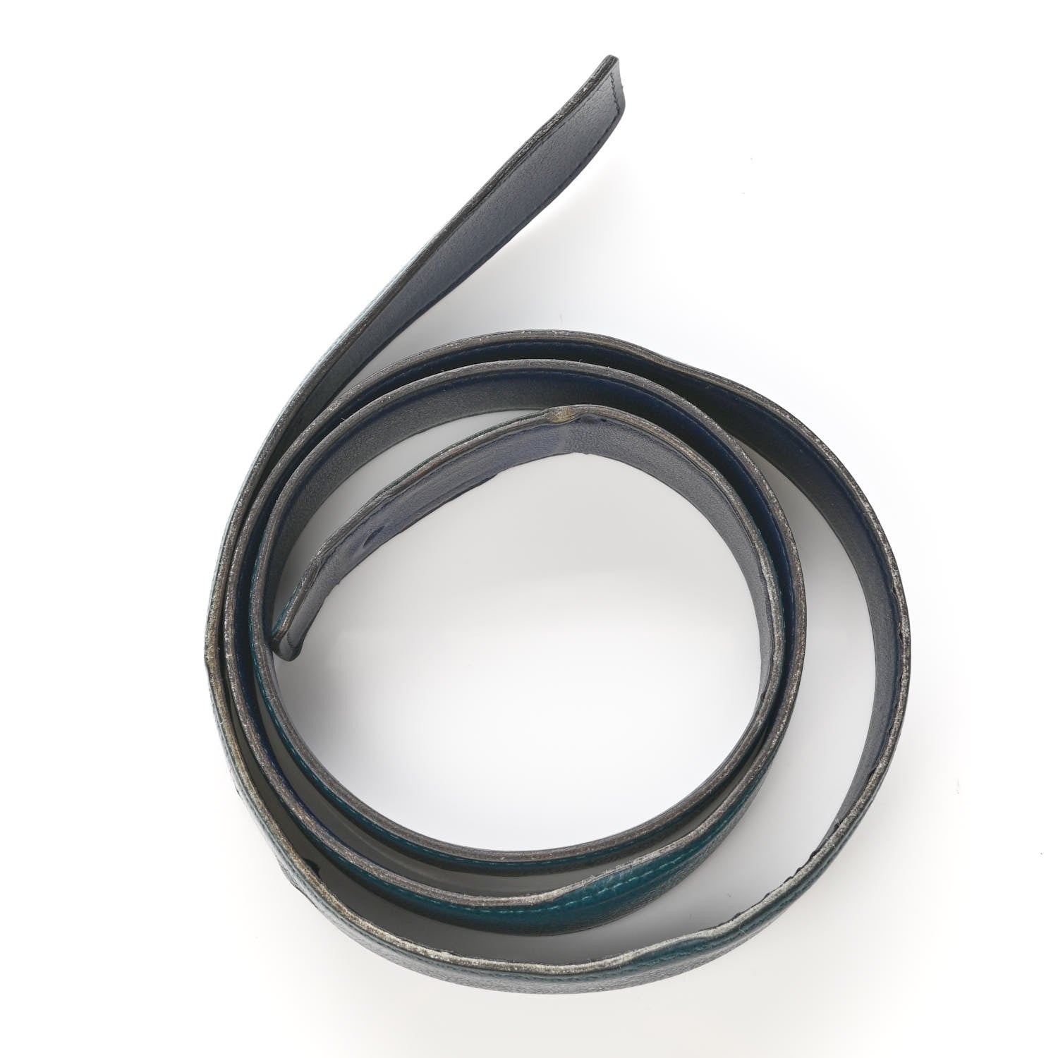 Hermes Epsom Swift 32mm Strie H Belt 95 Colvert Bleu Saphir 10 of 10