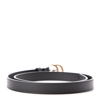 Gucci Calfskin Double G 20mm Belt 80 32 Black 3 of 7