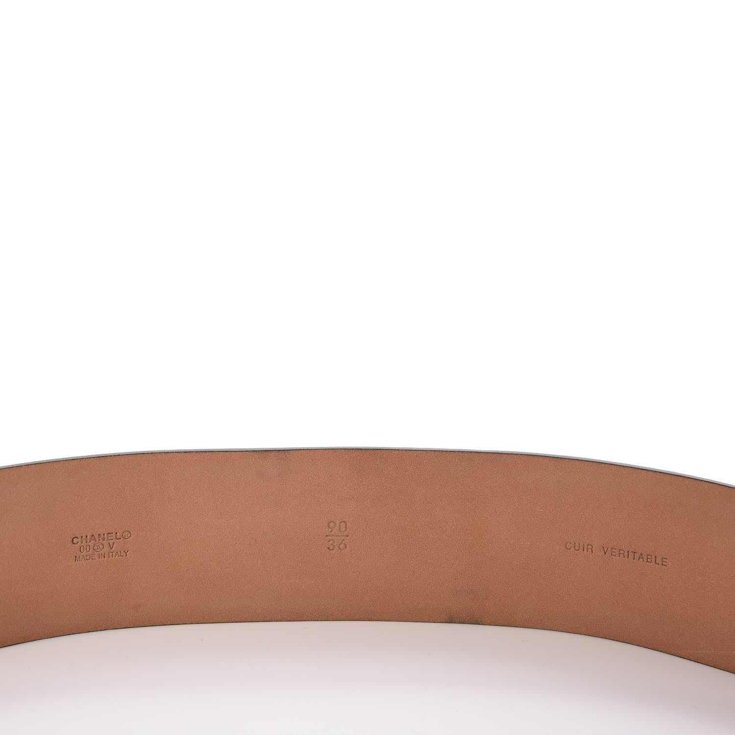 Chanel Calfskin CC Belt 90 36 Black 4 of 8