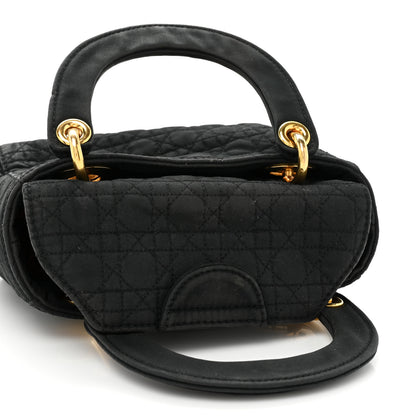 Christian Dior Nylon Cannage Mini Lady Dior Black 11 of 18
